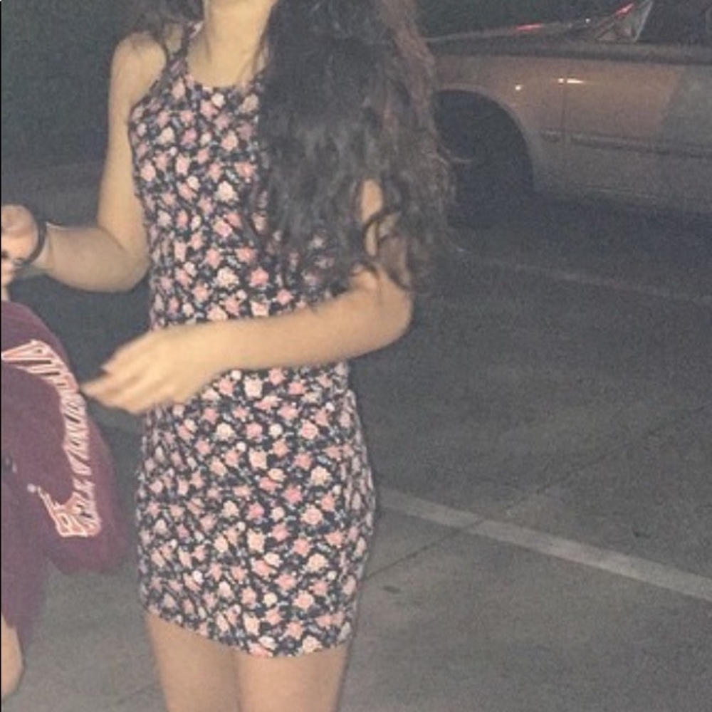 Forever 21 Floral Bodycon Dress