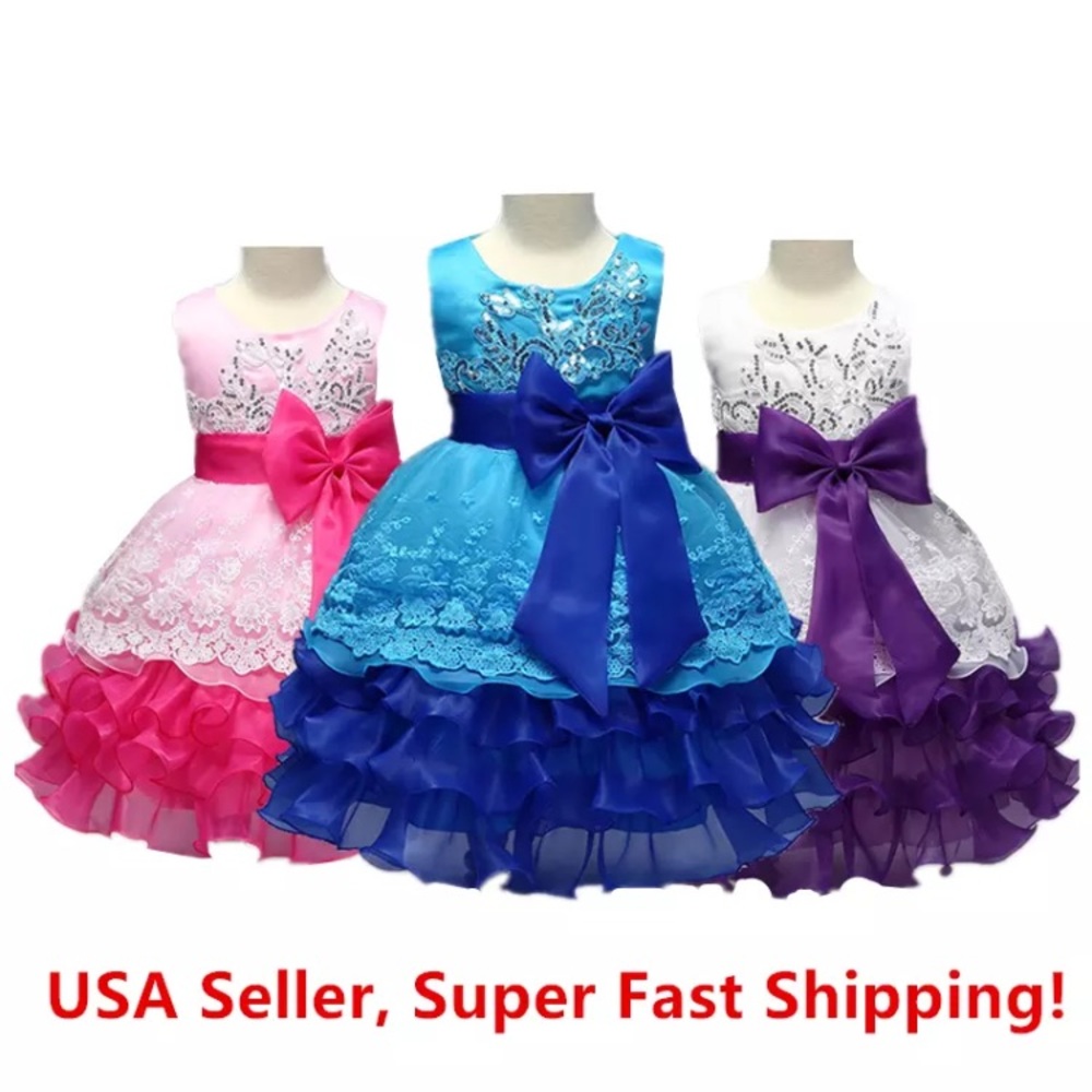 Flower Girl's  Pageant Dress Formal Dress up