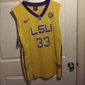 Authentic Shaquille O'Neal LSU College Jersey M