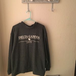 Delta Gamma woolly threads sweater