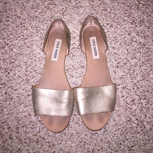 Gold Steve Madden Sandals