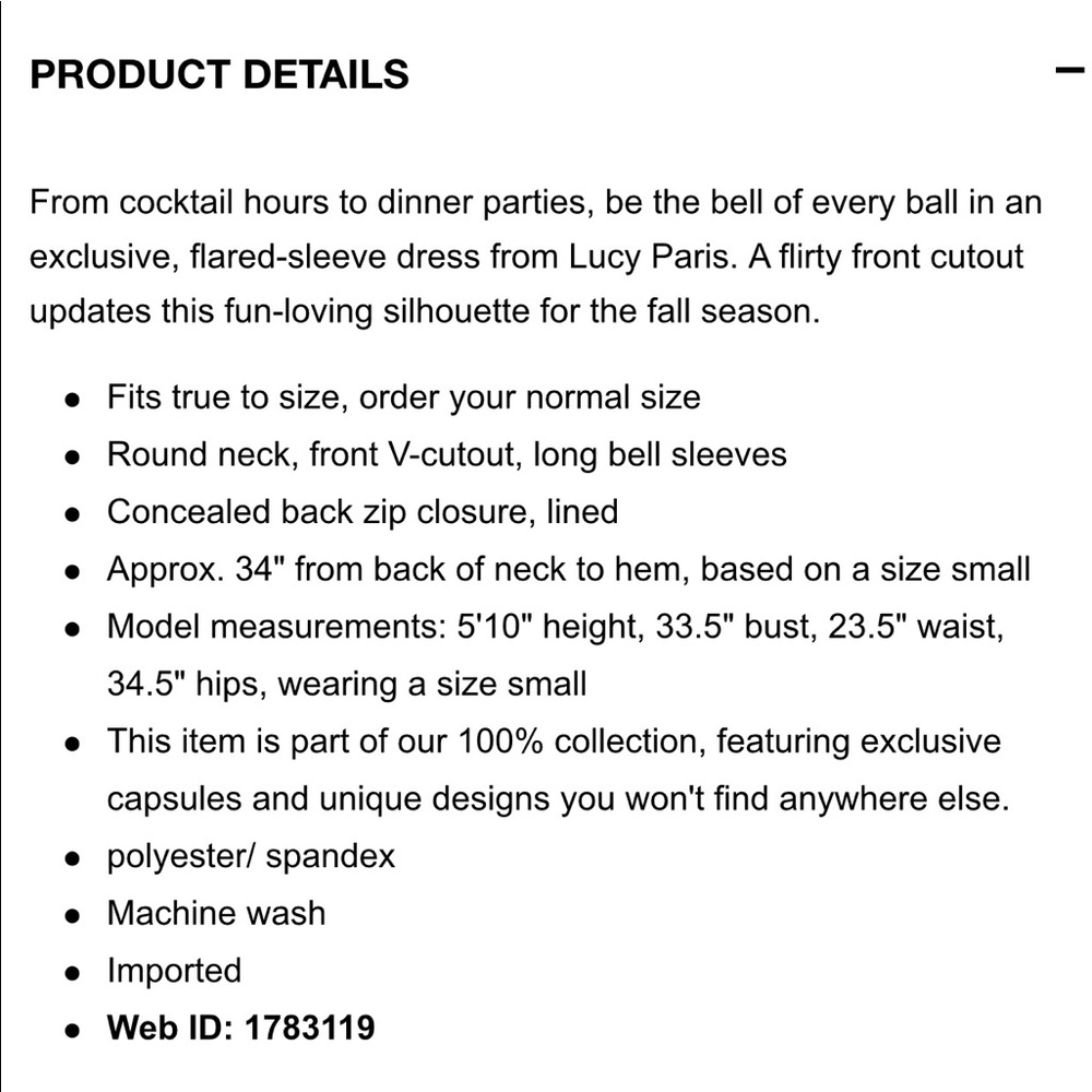 Lucy Love Red Dress - Picture 5 of 5