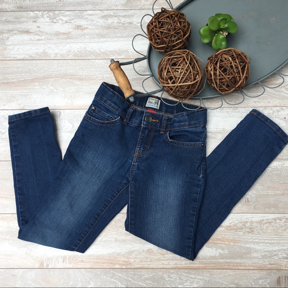 Girls Place Est. 89 Stretch Skinny Blue Jeans 6X-7