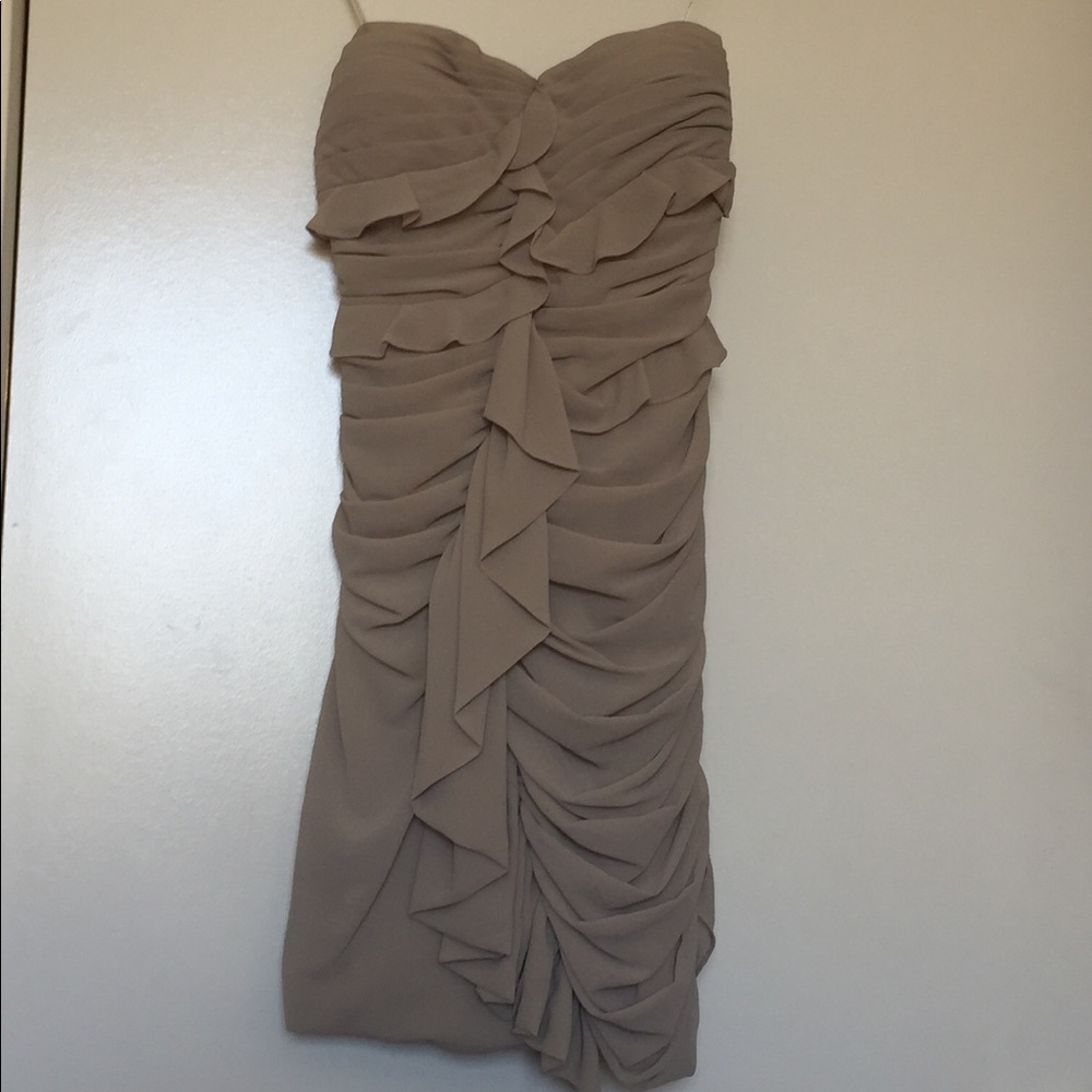 MM Couture strapless dress