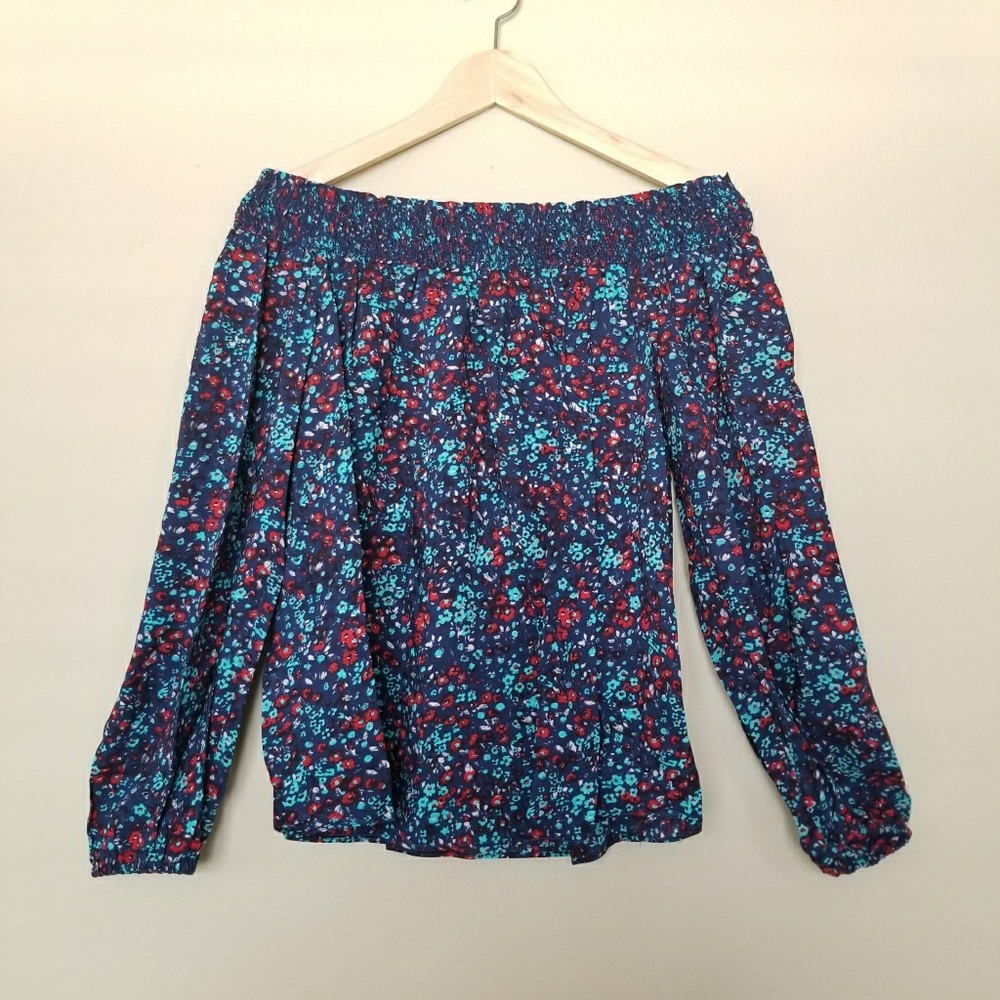 New Parker Flower Off Shoulder Blouse Top M