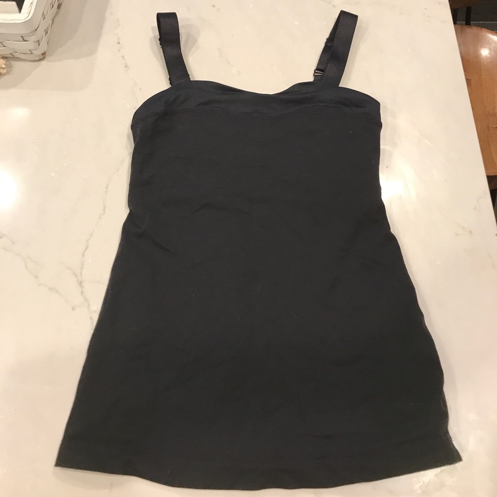 Black Lululemon Thick Strap Tank Top Size 4