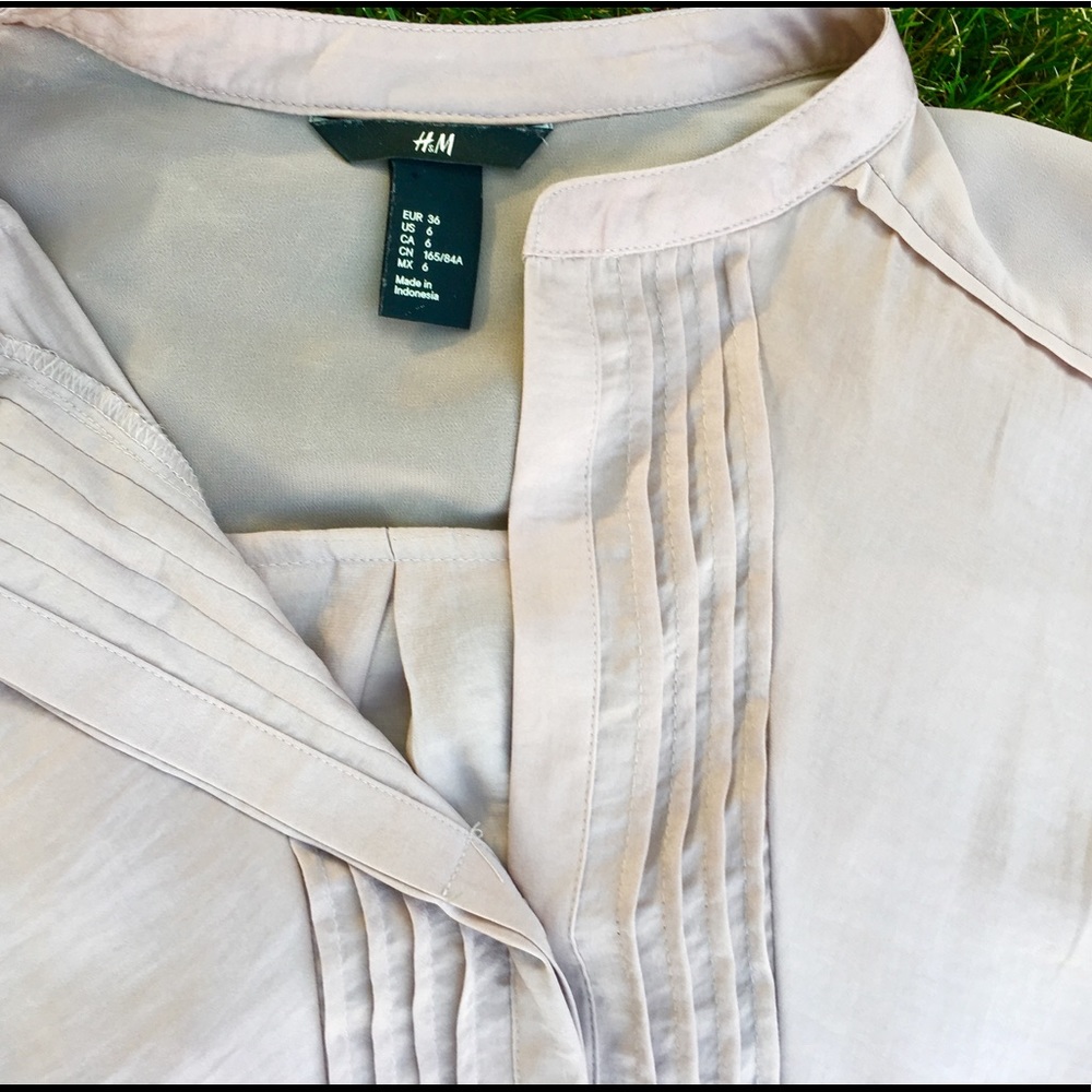 H&M Champagne Blouse