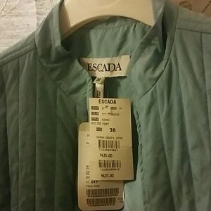 Escada quilted vest size 36