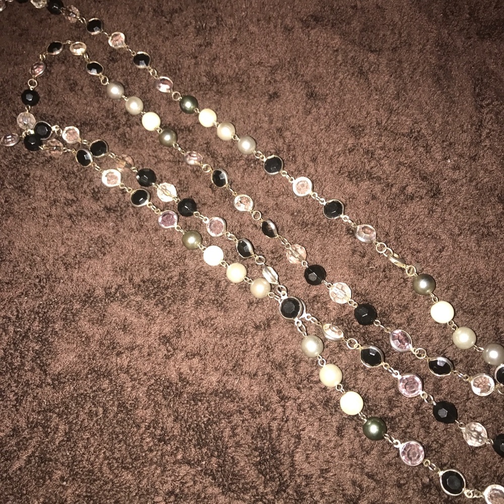 Premier long strand necklace