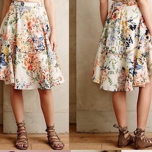 Anthropologie Ranna Gill Jardin Skirt Like New!