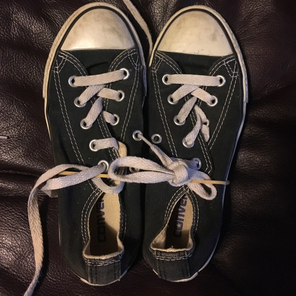 CONVERSE SIZE 13 kids Faded black
