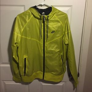 Nike Highlighter Yellow Windbreaker size L