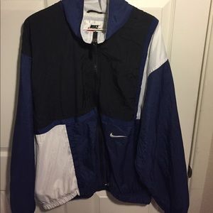 Vintage Nike Windbreaker jacket Size XL Blue