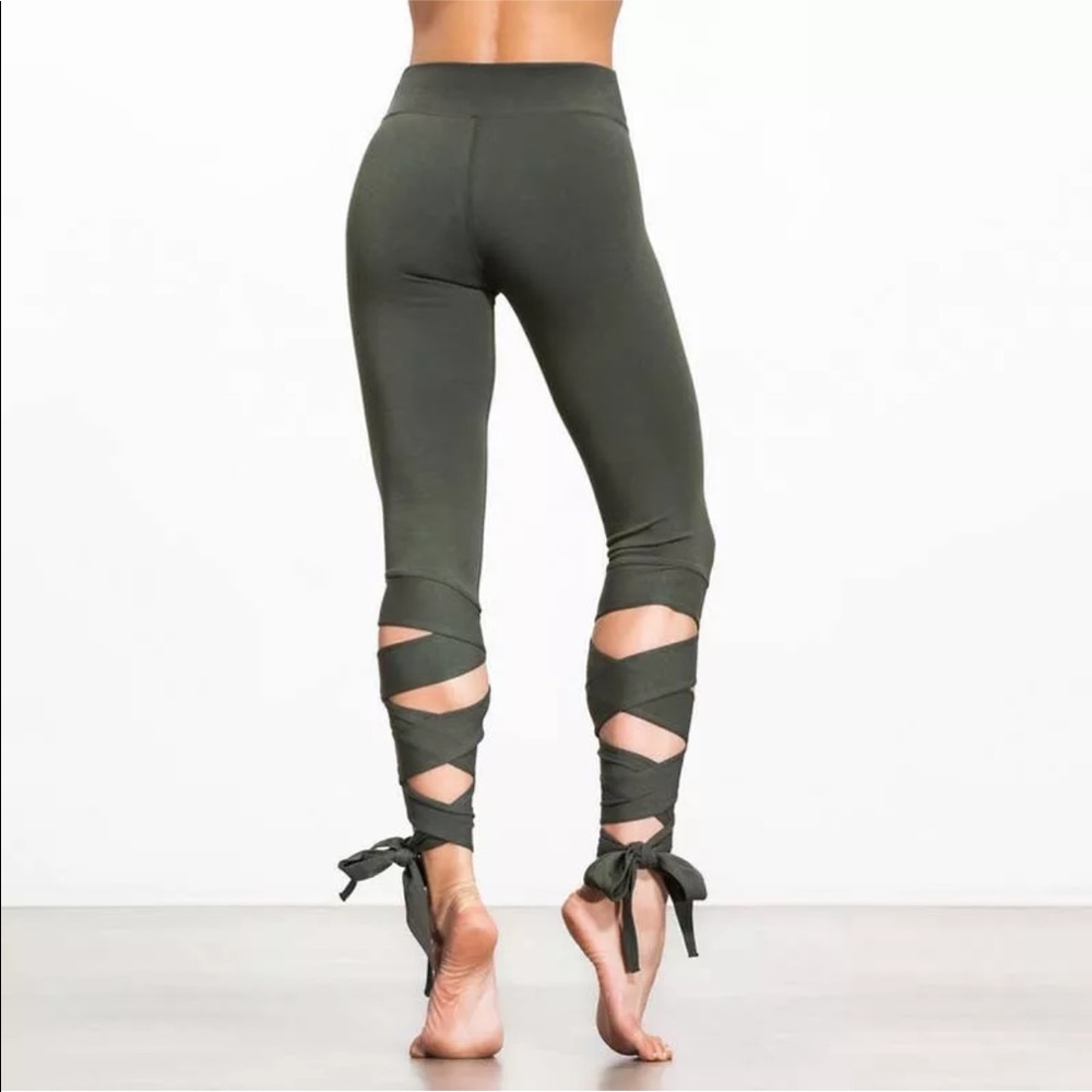 Andree ballet style work out legging yoga pants - Picture 2 of 5
