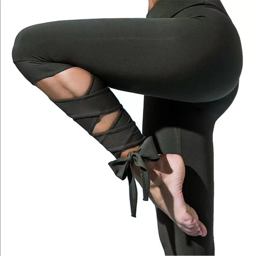 Andree ballet style work out legging yoga pants - Picture 3 of 5
