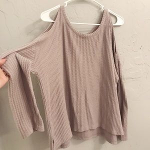 American Eagle Soft & Sexy Cold Shoulder Top