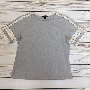 J Crew Eyelet Tee