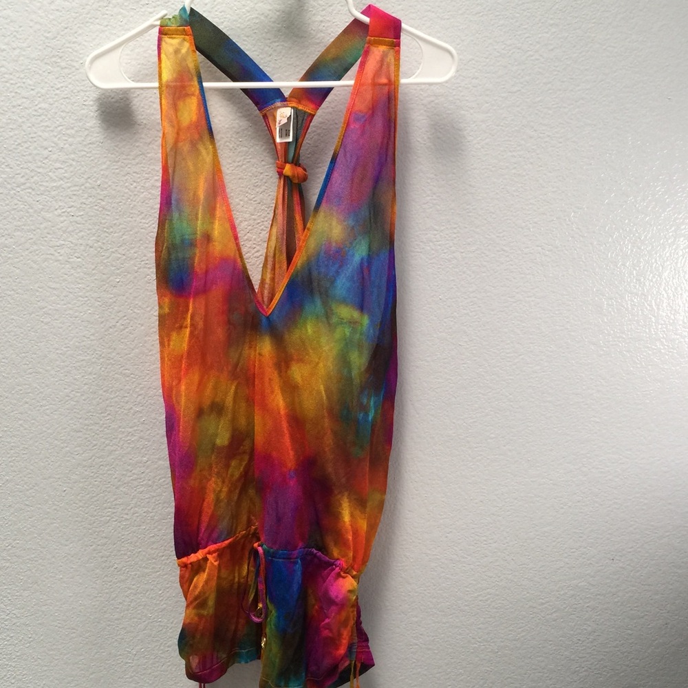 Rainbow Swimsuit Coverup