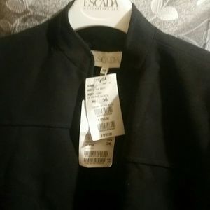 Escada large zip frt jacket