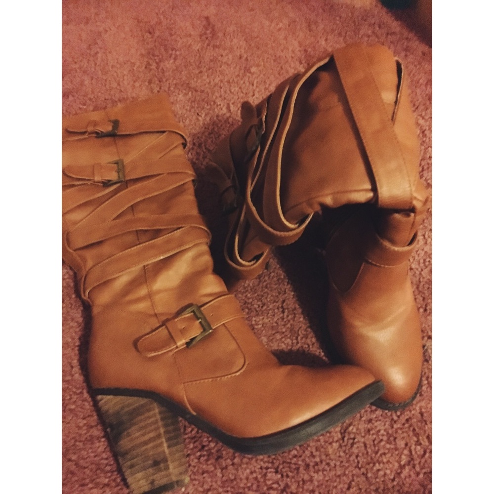Heeled Boots right below knee