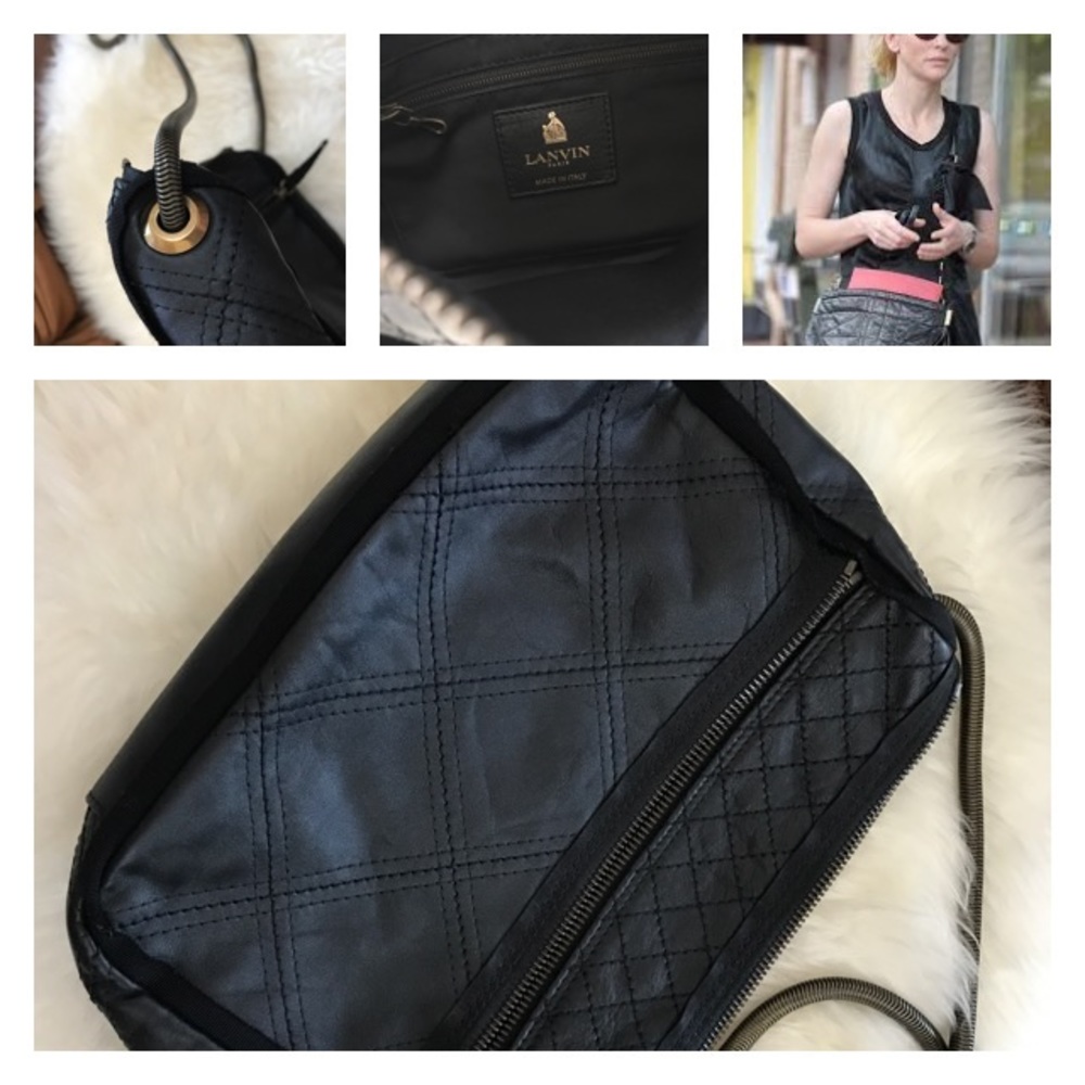 Lanvin Quilted "Amalia" Shoulder Bag