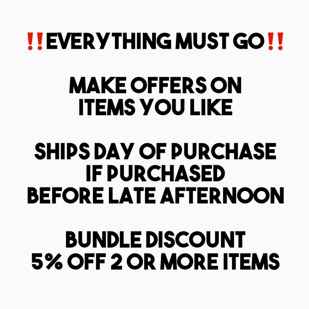 EVERYTHING MUST GO