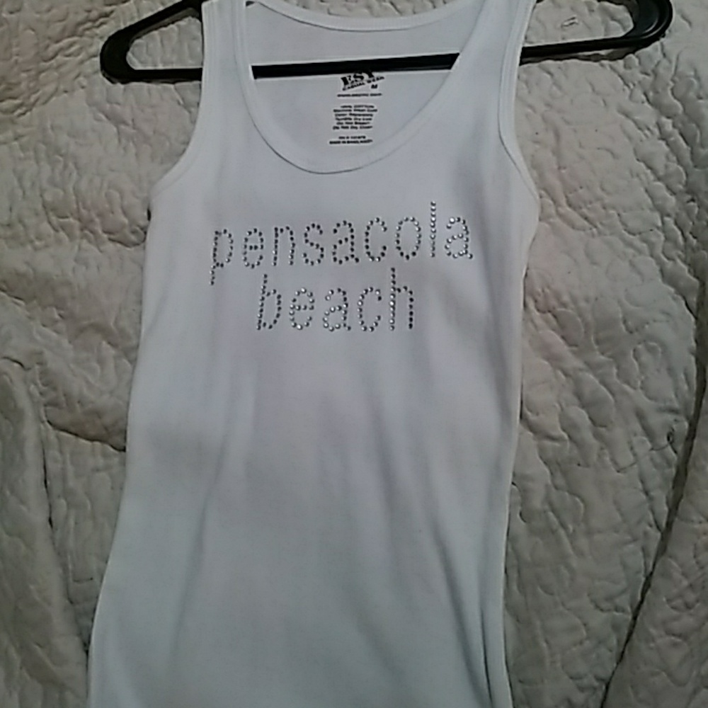 NWOT "Pensacola Beach" RhinestoneTank
