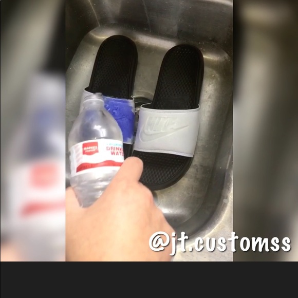 Custom Color Shifting Nike Slides