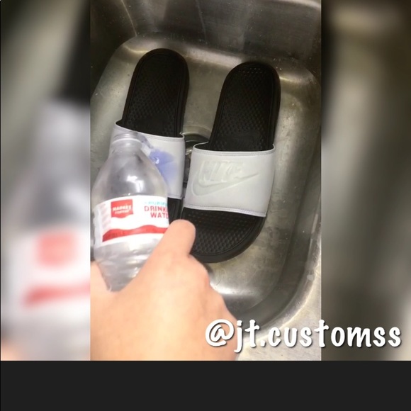 Custom Color Shifting Nike Slides main image 8