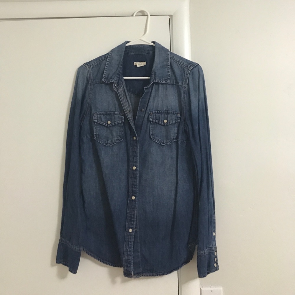 denim chambray shirt from J.Crew