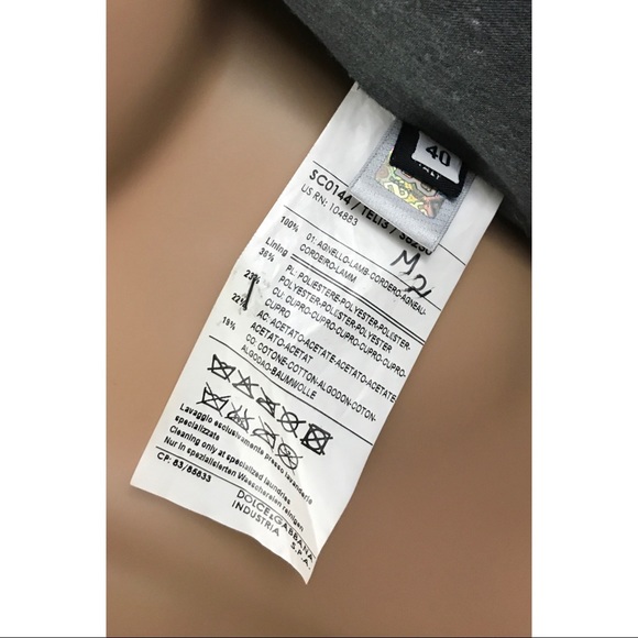 Dolce & Gabbana Orange Lamb Fur coat Sz 4 US - Picture 6 of 7