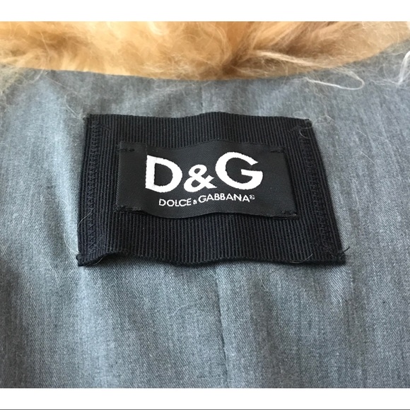 Dolce & Gabbana Orange Lamb Fur coat Sz 4 US - Picture 5 of 7