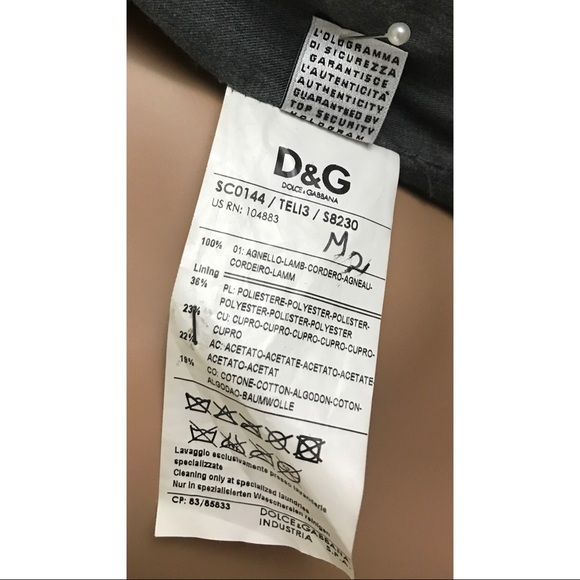 Dolce & Gabbana Orange Lamb Fur coat Sz 4 US - Picture 7 of 7