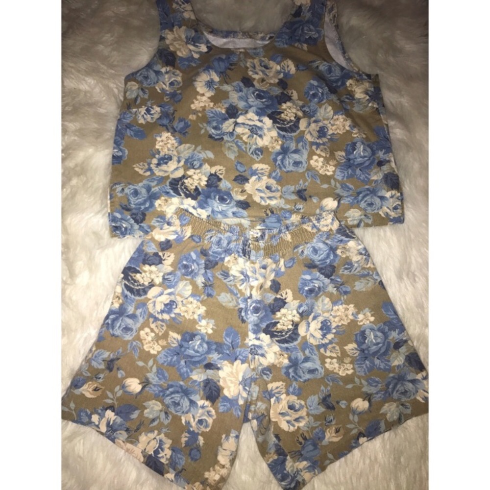 floral work out clothes