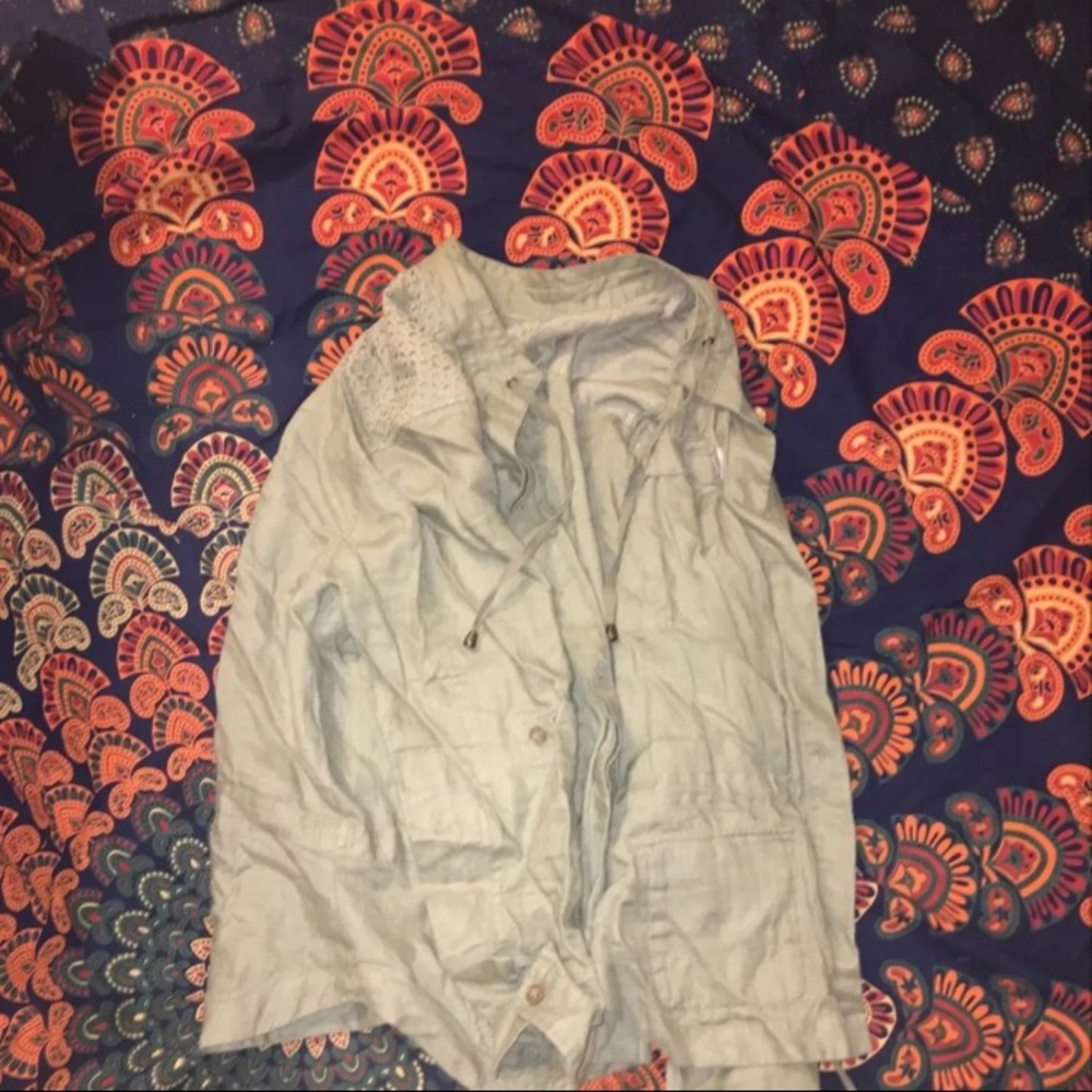 Cute Light Khaki Green Jacket