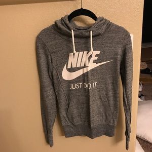 nike hoodie grey