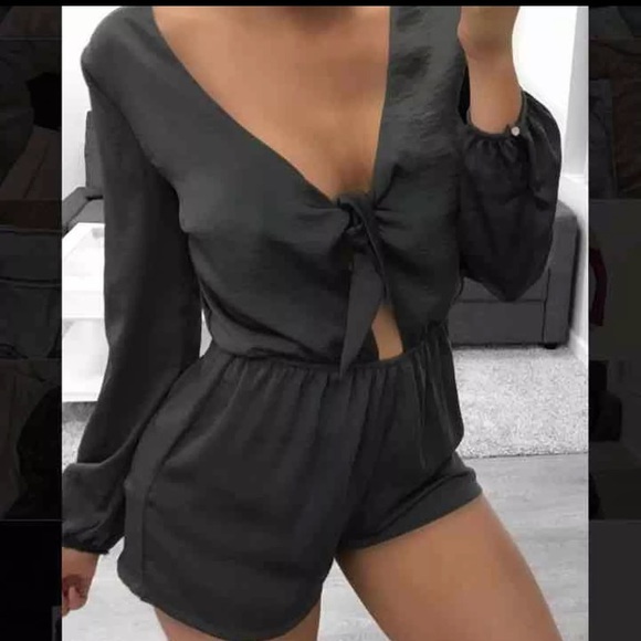 Lulus Dresses & Skirts - Boutique Open front Romper, New