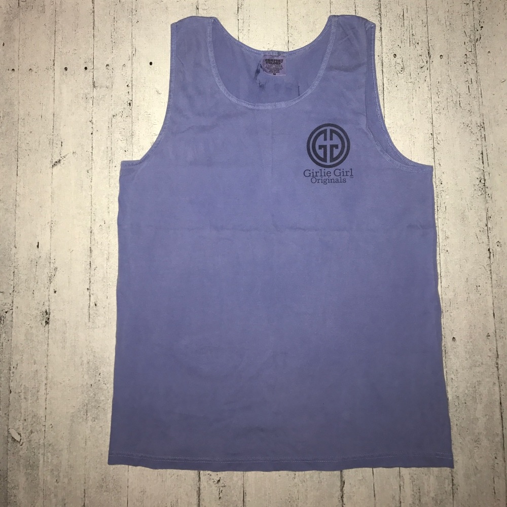 blue Girlie Girl Original tank