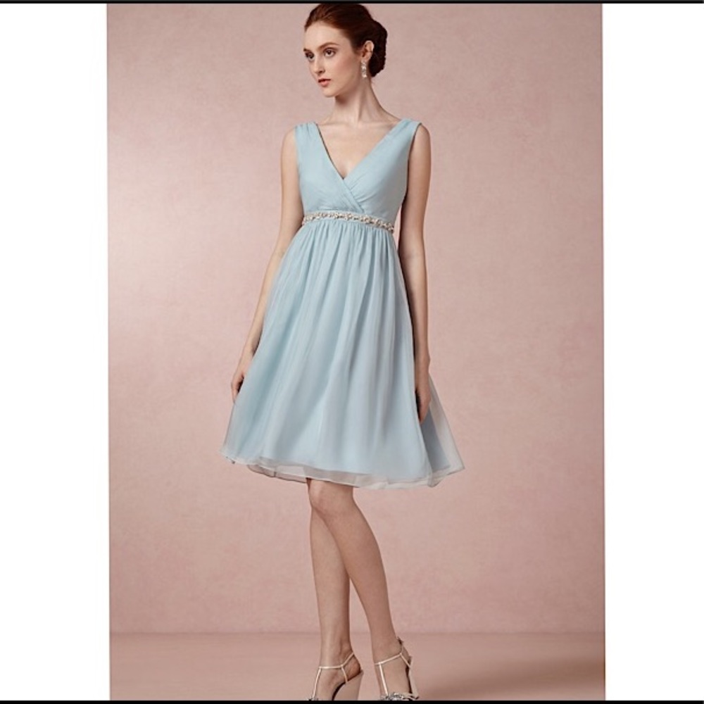 ANTHRO BHLDN NWT Rosalie babyblue bridesmaid dress