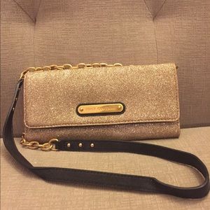 Juicy Couture Gold Glitter Handbag/ Purse
