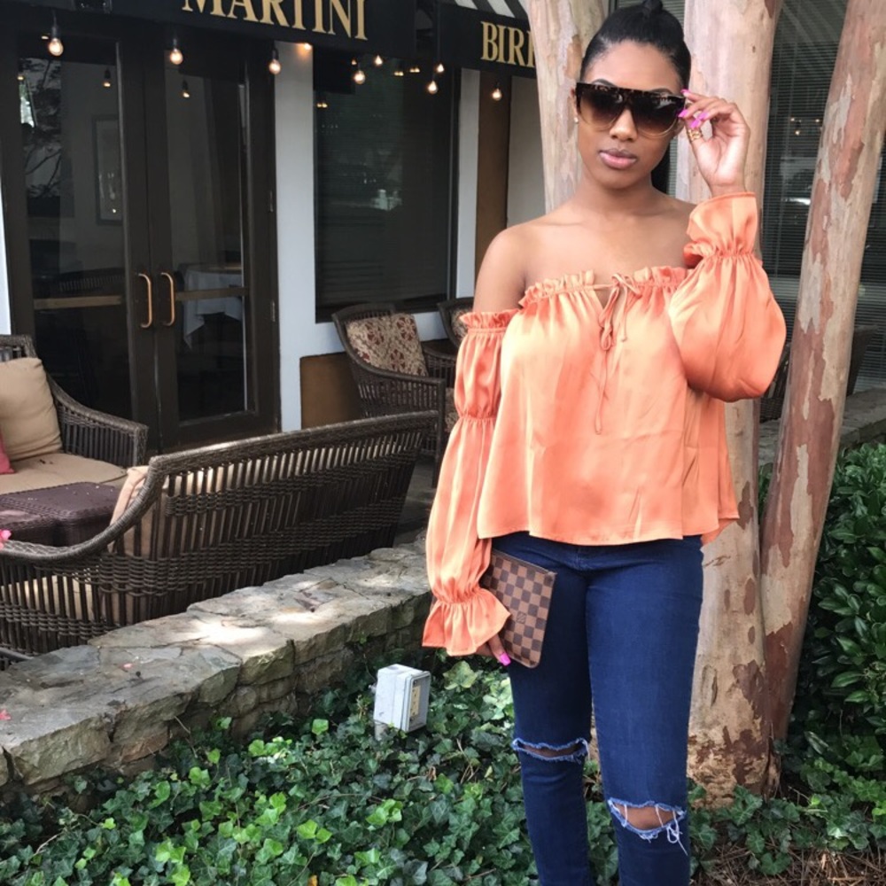 Off the shoulder top