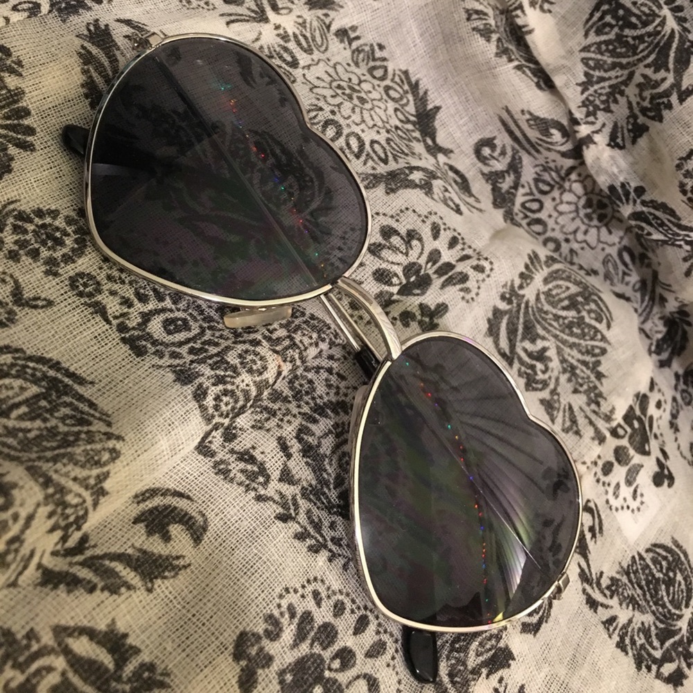 Heart shaped sunglasses