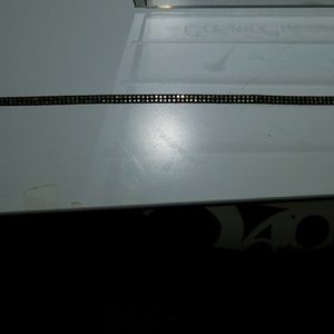 Black Suede Choker with Diamonds