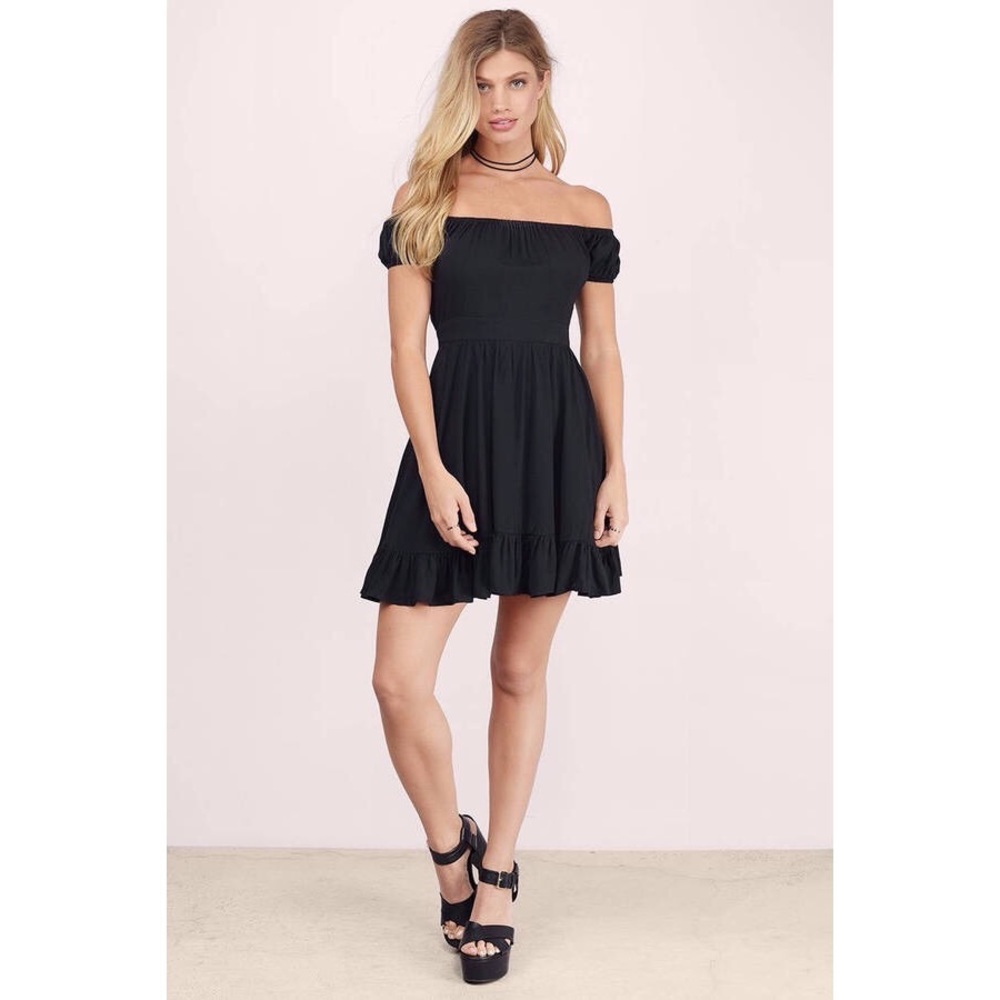 Camilla Black Skater Dress