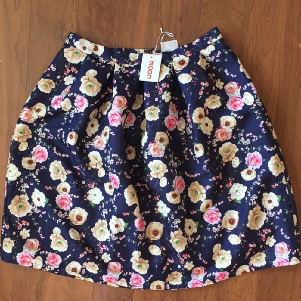 Floral Midi Skirt