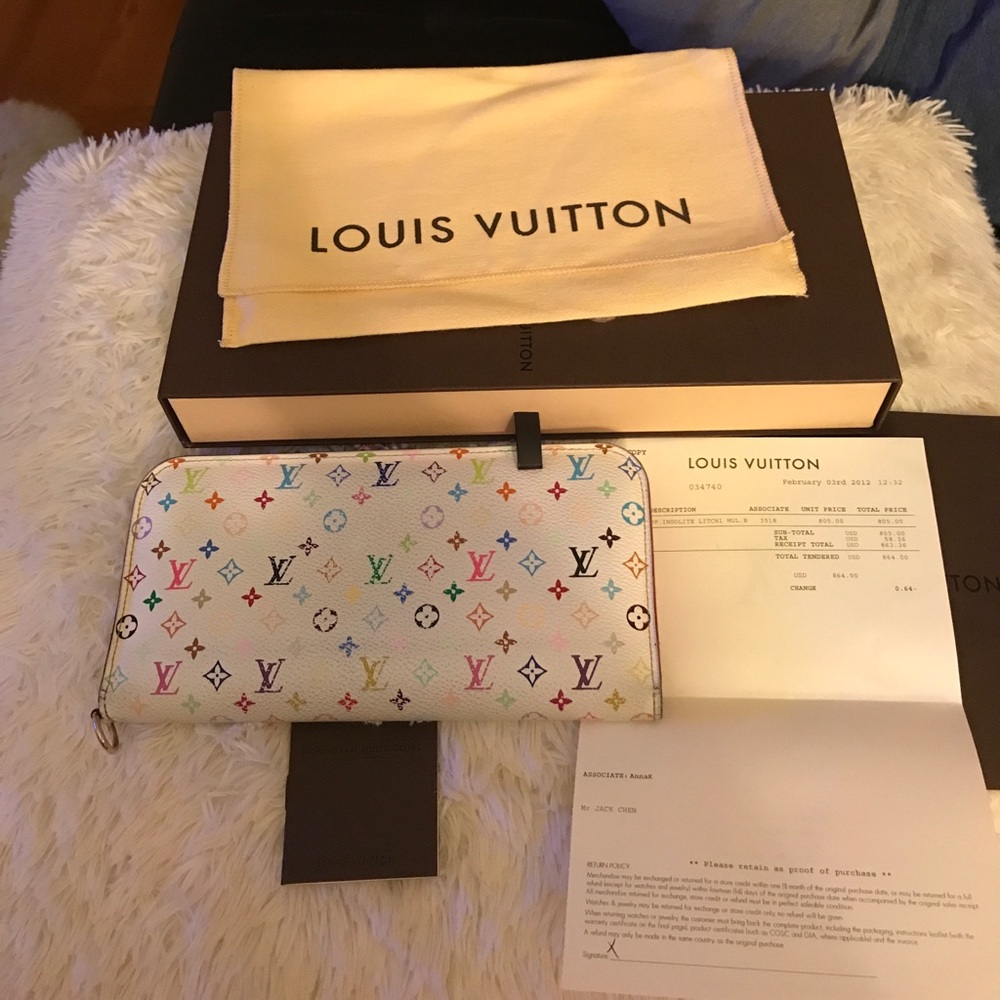 Louis Vuitton multicolored wallet