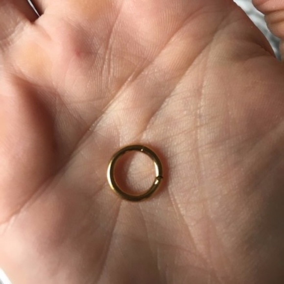 . {MARIA TASH} Rose gold 14 gauge 3/8" clicker - Picture 4 of 8