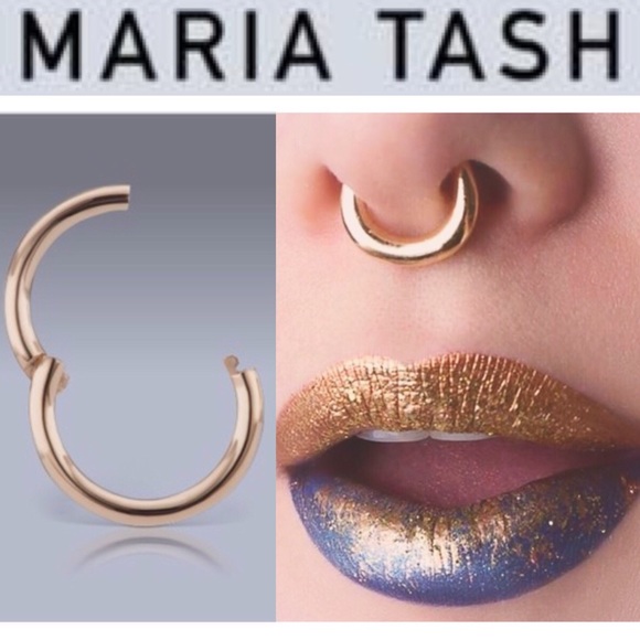 . {MARIA TASH} Rose gold 14 gauge 3/8" clicker - Picture 3 of 8