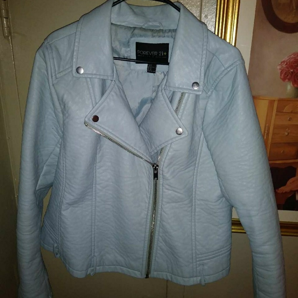 Biker leather jacket