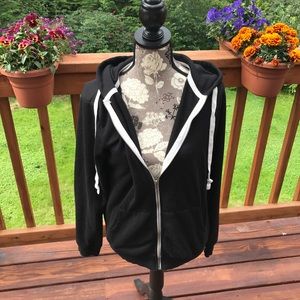 Black hoodie sweatshirt